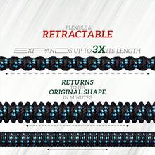 1根花园软管，可伸缩软管，延长花园软管，3/4英寸直径高压洗车管，喷头收缩灌溉魔法柔性伸缩水管，用于浇灌草坪 - A - 查看 7