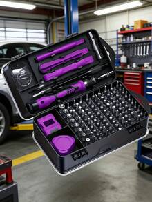 [Upgraded Screwdriver Set] 115-In-1 Upgraded Screwdriver Set | Strong Magnetic High Hardness Multi-Function Disassembly Tool Set Includes Special Shaped Screwdriver Heads, Suitable For DIY Repair - 115 In 1 - View 3