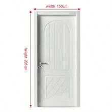 白色磁性蚊帐帘，免打孔自粘式磁性纱门，家用，安装简便，卧室隔断帘，自动闭合 - 白色左開 - 查看 40