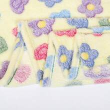 1pc Baby Blanket, Cartoon Print, 100% Polyester Fabric, Soft & Skin-Friendly, Absorbent, 75*100cm - Multicolor - View 8