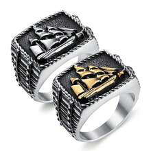 1枚不锈钢老鹰戒指，适合派对、宴会和夜店等场合，是理想的珠宝礼品。 - 戒指 - 查看 7