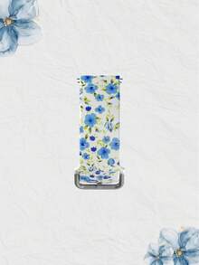 Dây đeo đồng hồ thông minh đa năng 20/22mm với họa tiết hoa xanh và lá xanh, tương thích với đồng hồ thông minh , Honor - Dây đeo bằng silicon, phù hợp với GT2/GT3, Watch 3/Galaxy. - Nhiều màu - Xem 3