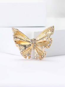 Luxury Glossy Bow Brooches - Fashion Novelty Pins For Women Unisex Casual Party Jewelry Accessories / Friends Gifts Badges Decoration - Bow - View 2