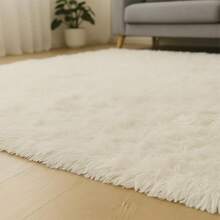 Soft Shaggy Rug For Bedroom Or Living Room, 1.40m X 2.00m - White - View 6