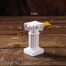Nordic Style Roman Column Candlestick, Photography Prop, Home Decor For Living Room Tabletop, Craft Gift, Holiday Gift, Birthday Gift, Exquisite Workmanship, Household Essential - Nordic Roman Columns - View 5