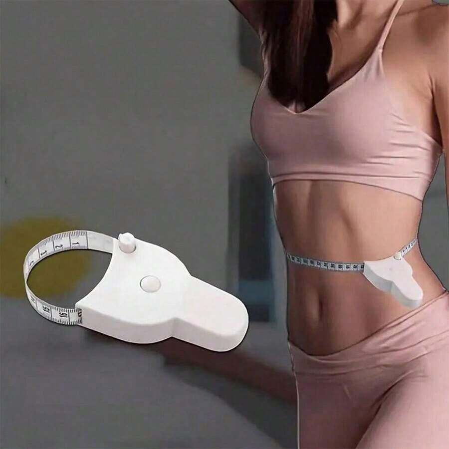 1 Pc Automatic Measuring Circumference Ruler Measuring Body Legs Waist Chest Three Circumference Measurement Ruler Multifunctional Portable Soft Ruler For Figure Management, Travel Gift, Easy To Carry, Cheap, Valentine's Day, Cheap Items, Travel, Travel Essential, Room Decor, Valentine's Gift, Cheap Stuff, Room, 1 Dollar Items, Vacation Essentials, Gifts For Women, Bedroom, Valentine, 99 Cent 2WHH - Multicolor - View 1
