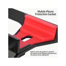 1pc 3-Cold Shoe Smartphone Stabilizer - Anti-Shake Handheld Holder | Lightweight ABS Material With Microphone/Fill Light Slot And 1/4" Interface, Suitable For Live Streaming And Vlogging - Black - View 10