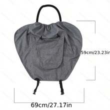 1pc High Landscape Reversible Stroller Canopy Accessory, Sunshade, UV Protection, Comes With Separate Storage Bag - Cart Sunshade - View 5