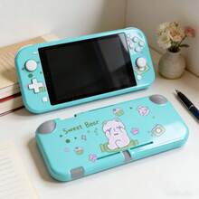 Mint Green Small Bear Transparent Protective Soft Case Suitable For Nintendo Switch Game Console - View 2