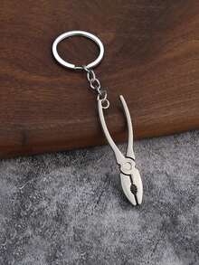 1个创意迷你可活动扳手钥匙扣，男女通用金属钥匙链吊坠工具小礼物 - 工具掛件 - 查看 5