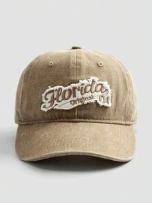 1pc Letter Slogan Street Style Embroidery Print UV Protection Sports Baseball Cap, Unisex Casual Everyday Wear - B - View 16