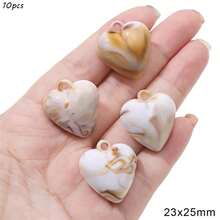 10pcs Cute Dolphin Butterfly Dragonfly Acrylic Pendant DIY Handmade Earrings Bracelet Hanging Accessories - Multicolor - View 8