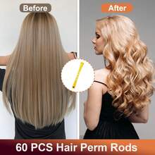 Advanced Curling Iron Set, Creating Natural Hair Texture With Elastic Waves - Cold Curling Rollers And Hair Holder Professional DIY Hair Care Tools, Achieving Home Salon Quality Styling - Multicolor - View 3