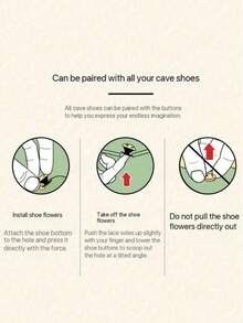 8 piezas Clips para zapatos con diseño de Stitch - Multicolor aleatorio - Ver 8