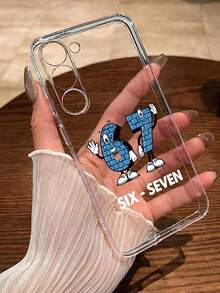 动漫卡通彩绘透明极简时尚创意防震手机壳，兼容 17/17Pro/17ProMax、16/11/16Pro/16Plus/16ProMax/16E/15ProMax/13/14/12/XS/XR/7G/8P、Galaxy S25/S25Plus/S25 Ultra、A16/A36/A26/A56/A50/A12/A32、S26/S26Plus - 彩色 - 查看 5