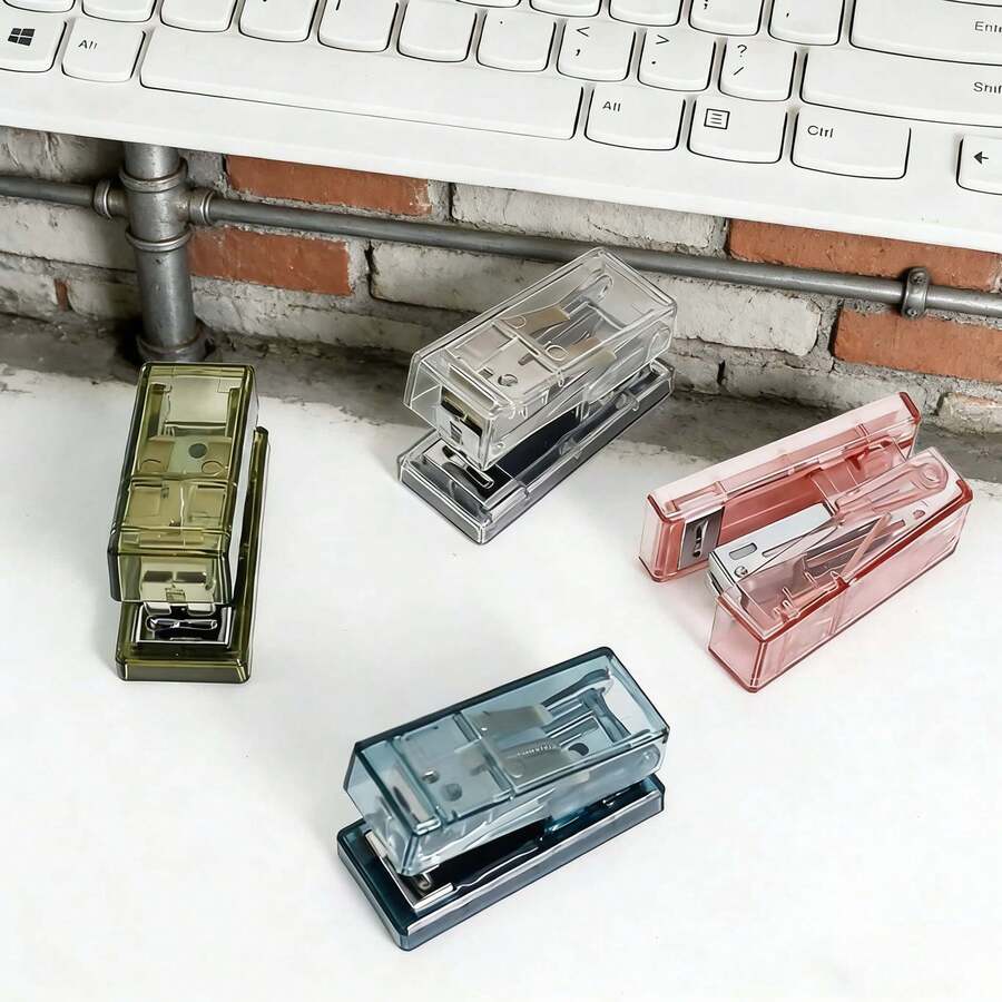 Transparent Stapler Set With Staples, Classic Office Supplies Suitable For Daily Office And Study - Sets - View 1