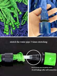 1 ống dẫn nước tưới vườn có thể kéo dài 25ft kèm vòi phun, súng phun nước áp lực cao đa chức năng với 7 chế độ phun, chất liệu polyethylene bền, thiết kế chống xoắn, tưới và làm sạch hiệu quả, dụng cụ phun rửa xe và tưới tiêu đa năng, dụng cụ rửa vườn áp lực cao tiện lợi. - Vòi 25 feet + 1 vòi phun - Xem 6