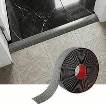 1pc Self-Adhesive Floor Transition Strip, Laminate Floor Gap Cover, Threshold Trim, Cuttable Flat Divider, For Connecting Gaps And Doorway Transitions - C - View 14