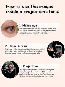 1pc Customizable Men's Photo Projection Necklace, Gold/Gunmetal/Black Stainless Steel Minimalist Women's Necklace, Boyfriend Memorial Jewelry, Customizable Family Couples Anniversary Nano Projection Pendant, Birthday Gift, Christmas Gift - Multicolor - View 12