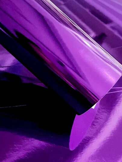 11pcs A4 Size Purple Metallic Cardstock, Mirror Gold Foil Board, Suitable For Handmade, Invitations And Decorations - Compatible With Die Cutting Machines And Craft Cutting Tools