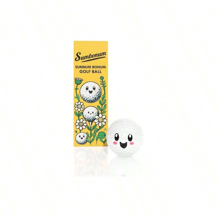 Cartoon Design Urethane Balls U2013 Premium Construction U2013 High Spin Soft Feel U2013 Fun Stylish Patterns U2013 Cut - Resistant Cover U2013 Casual Golfers Giving - 3PC - View 1