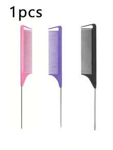 4pcs/Set Professional Hair Styling Tool Kit, Includes Spray Bottle, Tail Comb, Eyebrow Brush, Volumizing Brush, Daily Hair Cleaning Brush, Wet & Dry Curling Brush, Sectioning Brush, Coarse & Fine Hair Care Brush Set, Suitable For Salon And Home Use, Essential For Haircutting - Multicolor - View 19