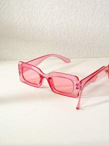 两副时尚小方框眼镜，适合男孩，简约街头风格眼镜 - 彩色 - 查看 3