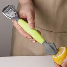 Kitchen Lemon Peeler With Soft Handle, Lemon Zester, Fruit Juicer, Cheese Grater, Lemon Zester, Citrus Juicer, Lemon Peeler And Zester, Kitchen Tools, Kitchen Accessories, Bar Supplies - Multicolor - View 6