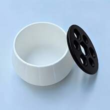 1pc Garlic, Green Onion, Home Gardening, Hydroponics, Chives Garlic Green Onion Regrow Farm, Black & White Cover Set Easy To Distinguish Reusable, Abundant Planting, Regenerative Planter, Simple Home Operation Cyclic Harvest, Soil-Free Hydroponic Box, Grow Well Regardless Of Season - Reusable - 7 Holes - View 10