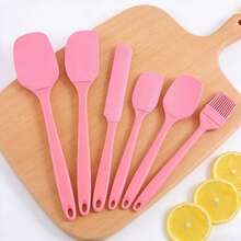 12pcs Rubber Scraper Set, Includes Silicone Bowl Scraper And Flat Baking Scraper Spoon, Suitable For Kitchen Use, Made Of Flexible Heat-Resistant Material, Meets Various Cooking Needs. - View 2