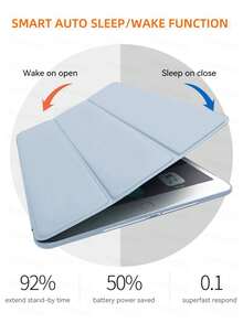 KOOLIFE 1 件装蓝色平板电脑保护套，兼容 Air 11/13 M3 2025、Mini7 A17、Pro 11/13 M2 M4 2024、第七代/第八代/第九代 10.2 英寸、第十代 10.9 英寸、Air 4/Air 5、Pro 11 第二代/第三代/第四代、Pro 12.9 第四代/第五代/第六代 - 淺藍色 - 查看 4