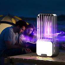 Electric Mosquito Killer Lamp, Effective Fly, Moth, Fruit Fly Trap, Suitable For Bedroom, Room, Kitchen, Garden, Patio, Mosquito Repellent Essential, Non-Rechargeable - Multicolor - View 10