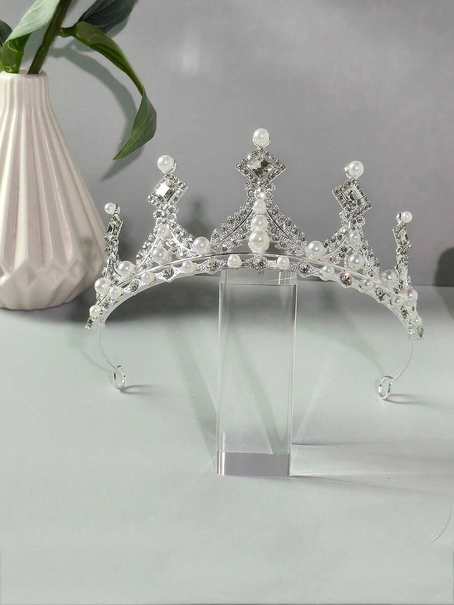 1 Piece Of High-End European And American Bridal Crown Headpiece, Suitable For Wearing At Birthday Parties Or Gatherings, And Can Also Be Given As A Gift To Others