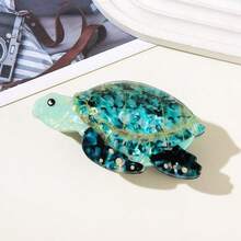 1pc/3pcs Cartoon Sea Turtle Hair Clips, Cute Mini Turtle Hair Claws, Personalized Hair Claw, Street Style Vacation Hair Accessories - Multicolor - View 10