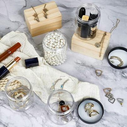 Plastic Storage Bottles With Lids, Paint Dispensing Bottles, Cream/Mask Jars, Eye Cream/Face Cream Bottles, Sample Size Jars, Travel Cosmetic Refillable Bottles