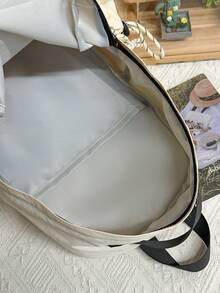2026 Sac à dos à cordon beige : Sac d'école en nylon unisexe pour les déplacements quotidiens et les voyages Sac à dos à cordon blanc minimaliste : Sac unisexe grande capacité pour la randonnée et le travail Sac à dos à cordon de style japonais chic : Sac à dos en nylon multi-poches pour hommes et femmes Nouveau sac à dos à cordon unisexe : Sac en nylon léger pour l'école et les sorties en plein air Sac à dos en nylon beige polyvalent : Design à cordon, cadeau parfait pour les étudiants et les professionnels - Multicolore - Voir 10