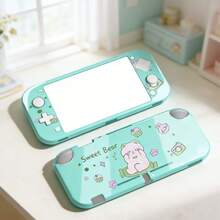 Mint Green Small Bear Transparent Protective Soft Case Suitable For Nintendo Switch Game Console - View 6