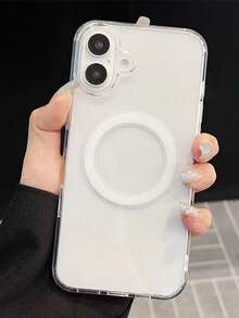 1个透明亚克力极简磁吸手机壳，全新，适用于 17 Pro Max、17 Pro、Air、16 Pro Max、15 Plus、14、13、12/13 Mini、11 - 無色 - 查看 2