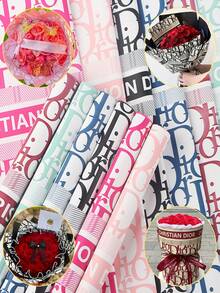 20张优质防水加厚礼品包装纸，适用于花店、礼品盒、巧克力包装及其他DIY时尚用途 - A - 查看 7