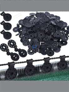 100 kẹp che nắng - Kẹp tròn bằng nhựa PP bền chắc, thích hợp dùng cho dù che nắng, lưới hiên nhà, bạt che mưa và bạt sân vườn. - Nhiều màu - Xem 2