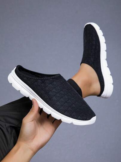 Men's 2026 New Summer Casual Mesh Breathable Solid Color Strap Comfortable Sports And Leisure Shoes, Sizes 38-46