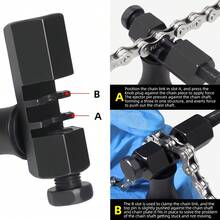 VXM V3.8 Chain Breaker Tool For Mountain And Road Bicycles, Chain Replacement Pin Removal And Installation Repair Tool - Black - View 4