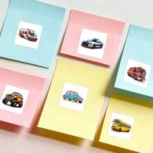 Car Party Stickers -500 Cute Car Stickers For Birthday Party Supplies, Gift Bags, Gift Packaging, And Small Business Packaging In One Roll - CX-16 (500pcs) - View 11