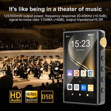 Android 12 Lossless Music Player, Bluetooth, WiFi, DSD High-Resolution Audio Player, Supports Up To 512GB Expansion - View 2