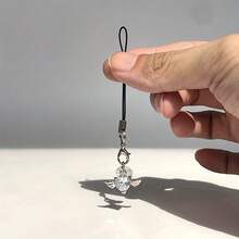 锆石心形飞翼手机防尘塞 - 配有手机挂绳，造型百变 | 寓意自由翱翔的美好愿望 | 兼容 /Type-C 充电接口 | 圣诞礼物 | 新年礼物 | 手机挂饰 - 彩色 - 查看 12