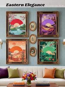 1/5 chiếc quạt giấy gấp, quạt giấy tre cầm tay, quạt giấy tre cho phù dâu, trang trí tiệc độc thân, đạo cụ chụp ảnh, quạt giấy tre cầm tay tự làm, trang trí tiệc sinh nhật, thích hợp cho lễ đính hôn, lễ tốt nghiệp, trang trí tiệc cưới, trang trí phòng ngủ, bàn ăn, đạo cụ chụp ảnh biểu diễn tiệc, trang trí phòng khách, văn phòng. - cái quạt - Xem 6