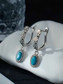 1 Pair Cross-Shaped Earrings, Delicate Unique Niche Earrings Suitable For Women's Daily Wear - Earrings - View 4