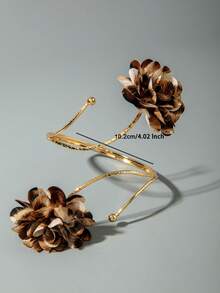 1 chiếc vòng tay kiểu Bohemian đính hoa 3D bằng vải, món quà tuyệt vời dành cho thanh thiếu niên và bạn bè. - Nhiều màu - Xem 10