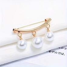 1pc & 4pcs/Set Faux Pearl Buckle Belt, Adjustable Without Sewing, Suitable For Jeans, Collars And Scarves - A-Colorful - View 6