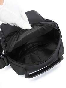 Fashionable Casual Crossbody Bag, Minimalist Business Commuter Handbag, New Men's Shoulder Bag - Multicolor - View 6